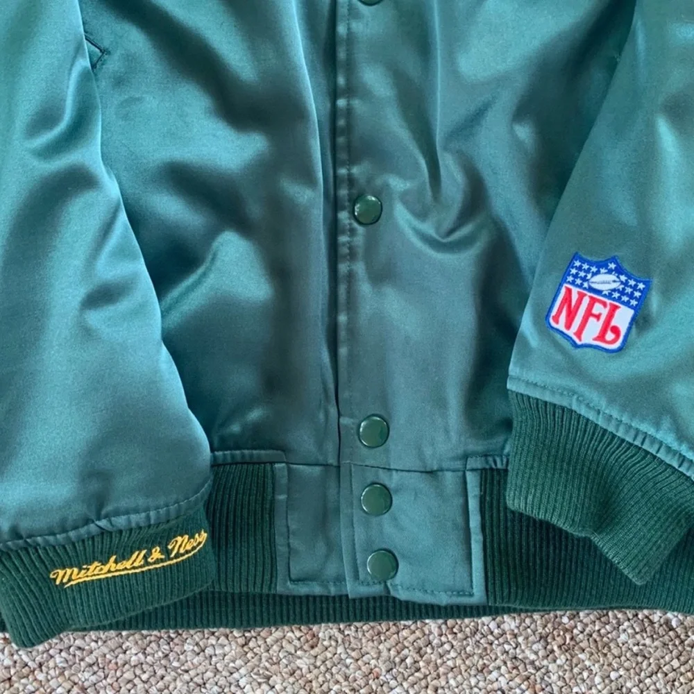 Mitchell & Ness Green Bay Packers Throwback Jacket - Picture 5 of 8